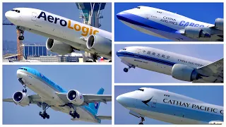 5 CARGO HEAVIES DEPART LAX ON AUGUST 2ND, 2020 - IMPERIAL HILL PLANE SPOTTING AT LAX