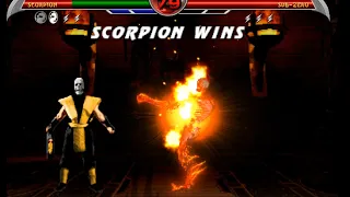 mortal kombat anthology (2019) Scorpion MK1 Full Playthrough