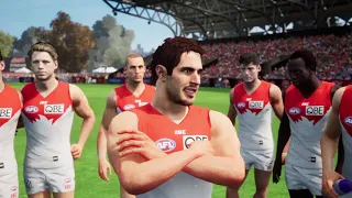 AFL GWS VS Sydney Round 18 2021 AFL evolution 2