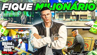 10 MELHORES FORMAS de GANHAR DINHEIRO SOLO no GTA 5 ONLINE em 2024