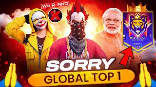 Sorry We R-and Gamers 🙏😢 Ft. Boss Guild || TechPro Harsh
