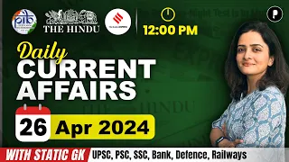 26 April Current Affairs 2024 | Daily Current Affairs | Current Affairs Today