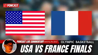 USA vs FRANCE BASKETBALL | OLYMPICS FINALS COMMENTARY