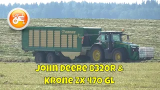 Silage 2020 | John Deere 8320R & Krone ZX 470 GL forage wagon