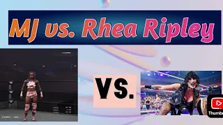 MJ vs. Rhea Ripley 2k24