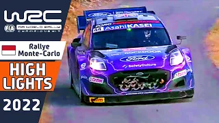 WRC Rally Highlights : Afternoon Day 2 WRC Rallye Monte-Carlo 2022