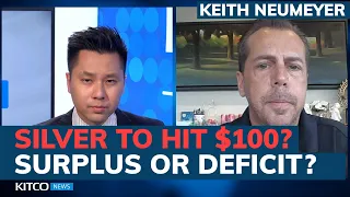 $100 silver price target; Keith Neumeyer challenges market surplus data