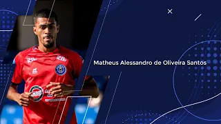 Vídeo promocional contendo alguns lances do zagueiro Matheus Alessandro de Oliveira Santos