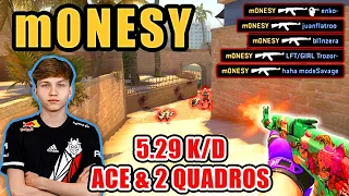 m0NESY w/ b1t FACEIT Mirage POV Highlights // 5.29 KD ~ Ace & 2 Quadros