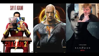 Comic Con Shazam 2 , Black Adam, & Sandman trailers - TheMythologyGuy reacts