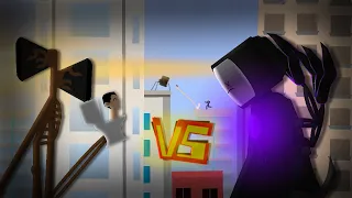 Siren Head vs Titan TV Man [Trevor Henderson vs Skibidi Toilet] | Sticknodes Pro