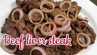 BEEF LIVER STEAK recipe | How to cook beef liver steak by PEPHay