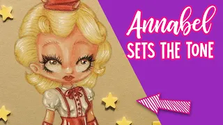 Colouring Trixie with Coloured Pencil  with Annabe Haines @cartway_cards  HD 720p