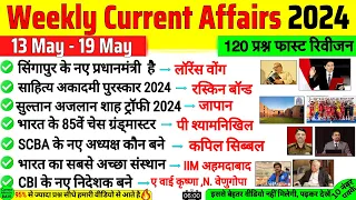 13 May To 19 May Weekly Current Affairs 2024 | Weekly Current Affairs | Third Week Current Affairs