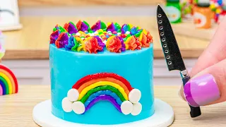 Beautiful Miniature Colorful Cake 🌈 Best Of Miniature Rainbow Cakes Ideas | 1000+ Mini Cake Making