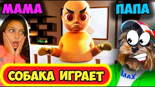 СТРАННЫЙ РЕБЕНОК в ШОКЕ! Секретная концовка! СОБАКА ИГРАЕТ! (The Baby In Yellow)#6 Валеришка Макс