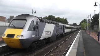 (HD) Trains at Broughty Ferry & 67030 on the sleeper at Dundee - 28/7/11