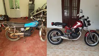 CG 125 Restoration and Modified | Making a scrambler bike using Cg125 Engine and Frame