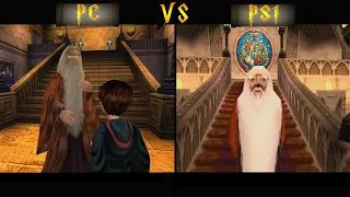 Harry Potter and the Sorcerer's Stone PC Version VS PS1 Version