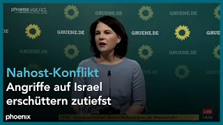 Pressekonferenz mit Annalena Baerbock nach digitalen Beratungen des Bundesvorstands am 17.05.21