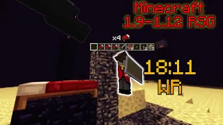 Minecraft 1.11 RSG WR in 18:11 - The historic run. (+reaction)