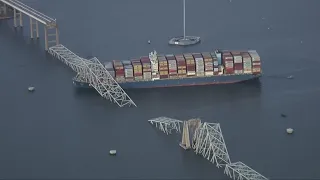 Officials say ship sent mayday before colliding with Baltimore's Key Bridge