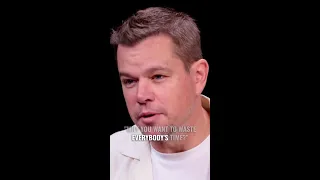 Matt Damon's BRUTAL MISTAKE on Clint Eastwood's set for Invictus #shorts