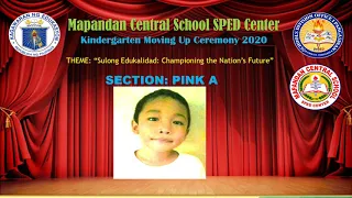 MCSSC Kindergarten Moving Up Ceremony S Y  2019 2020