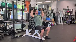 Isometric Dumbbell Shoulder Press