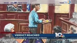 Dylann Roof sentenced to death