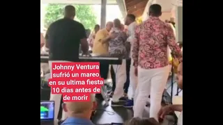 Johnny Ventura sufrió un mareo en su ultima presentación 10 dias antes de morir