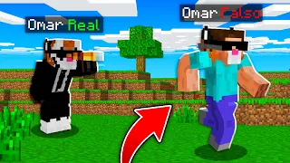 ATRAPE a un IMPOSTOR que se HACIA PASAR POR MI en MINECRAFT