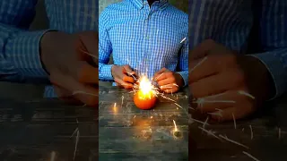 🍊Мандарин-Бенгальские огни🎇|Oranges-sparklers|#shorts #tiktok