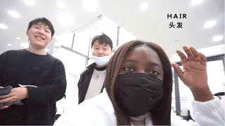 BLACK GIRL GETS HAIR DONE IN CHINA FOR THE FIRST TIME