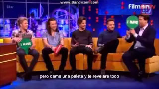 One Direction play Never Have I Ever on the Jonathan Ross Show subtitulado