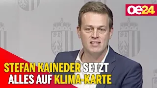 Stefan Kaineder setzt alles auf Klima-Karte