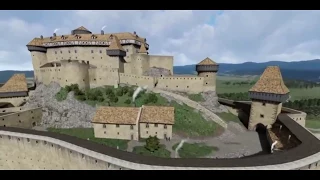 Spiš Castle in the 17th Century (3D animation)