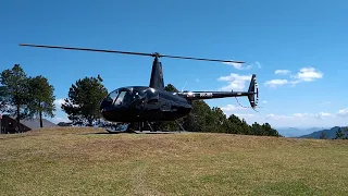 Acionamento e Decolagem Robinson R44 Raven II -- PR-IMS