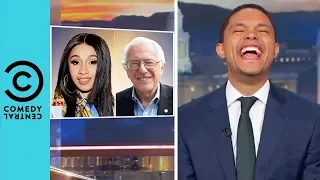 Cardi B Ft. Bernie Sanders "Social Security" | The Daily Show With Trevor Noah