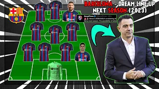🔵🔴 BARCELONA - Dream Lineup Next Season (2023) with Lionel Messi, Joao Cancelo 🔵🔴