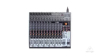 XENYX X2222USB Premium 22-Input 2/2-Bus Mixer with XENYX Mic Preamps