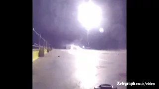 Dramatic video of failed SpaceX rocket landing