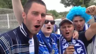 Chant des supporters de l'AJ Auxerre à quelques heures du match