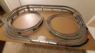 Kato PA-1 & PB-1 N Scale on Kato Single Viaduct double helex.