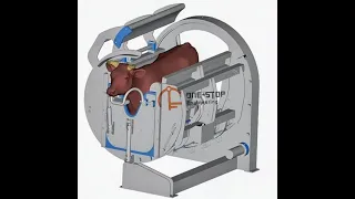 cattle rotation killing box -Halal slaughtering box