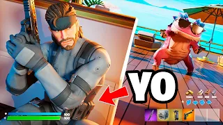 DESMENTÍ 40 MITOS CON SOLID SNAKE EN FORTNITE!