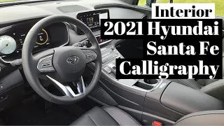 2021 Hyundai Santa Fe Calligraphy Interior | Detailed Walkthrough