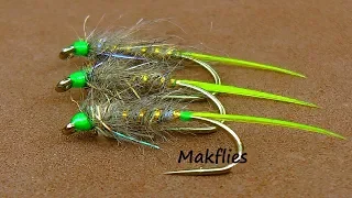 Fly Tying a Goose Biot Tail Nymph by Mak