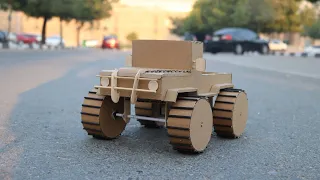 How to  Make Simple Monster Truck (Cardboard Car)