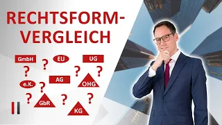 Rechtsformen im Vergleich: welche gibt es und wo liegen die Unterschiede?